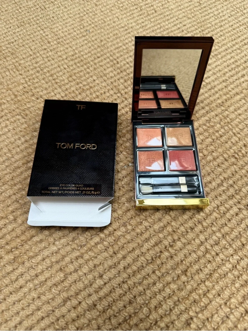 Tom Ford Women Eyeshadow Quad  Peach Dawn